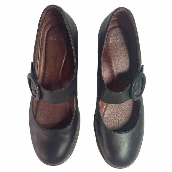 Dansko Dark Leather Mary Jane Loafers - Picture 5 of 15